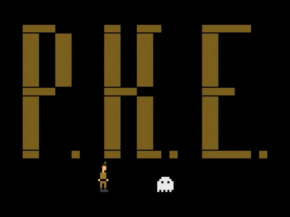 P.K.E. game startup screen