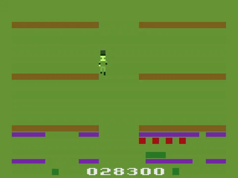 P.K.E. game screenshot of getting slimed by a ghost