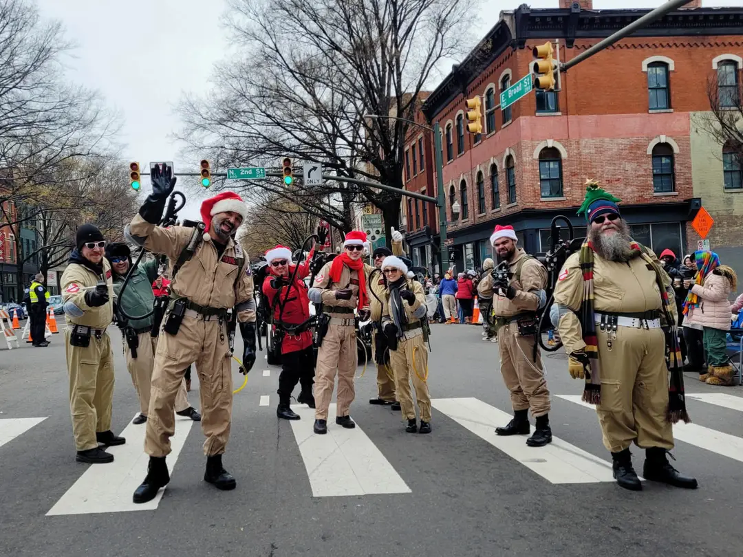 Ghostbusters Virginia catching Christmas spirits on parade