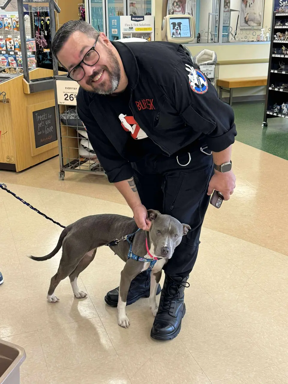 Ghostbusters Virginia members supporting furry friends at an animal charity event